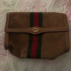 Gucci Tan Vintage Suede Bag